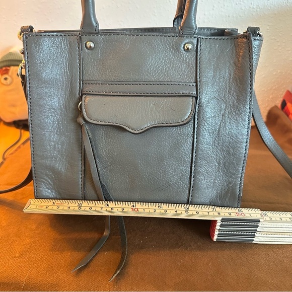Rebecca Minkoff Gray Mini Mac Crossbody Bag - Picture 3 of 12